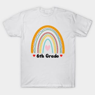 6th Grade Rainbow T-Shirt